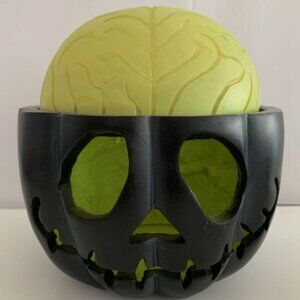 at Home x Ty Pennington Halloween Light Up color-changing Pumpkin Exposed Brain